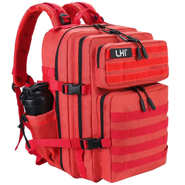 Rucksack Arbeit 45L mit Laptopfach Rot