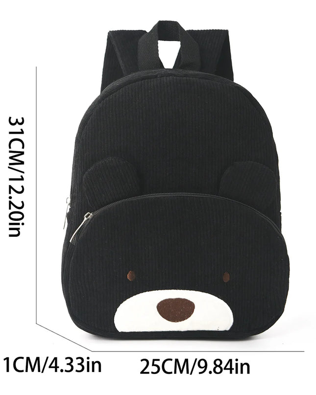 Schulrucksack Kind Fuchs Plüsch Rot