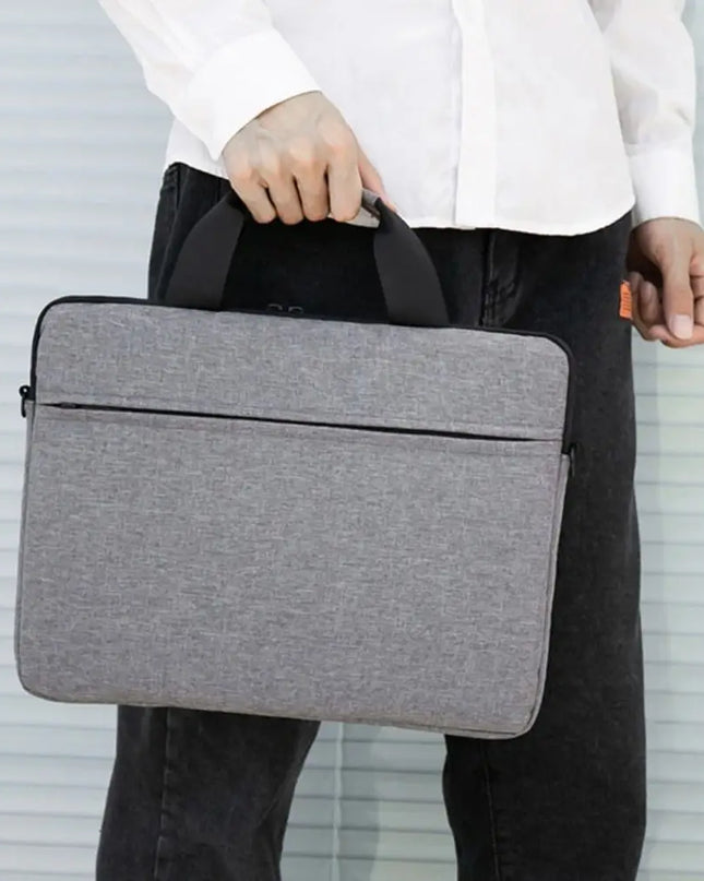 Laptop Handtasche 13,3-15,6 Zoll Hellgrau