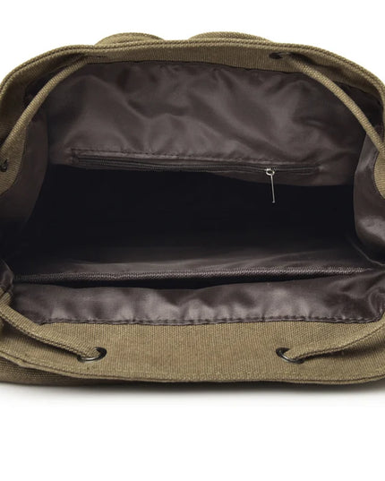 Schulrucksack Canvas 20-35L Army Green