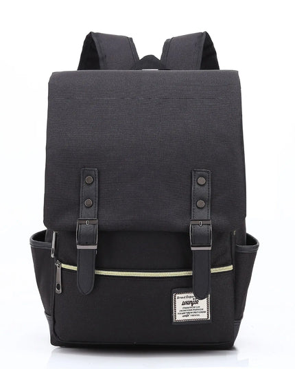 Laptop Rucksack 16 Zoll Canvas Schwarz