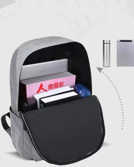 Minimalistischer Uni Rucksack Rot