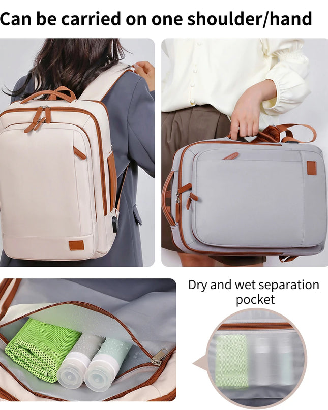 Unisex Rucksack für Uni & Schule Pink Combo