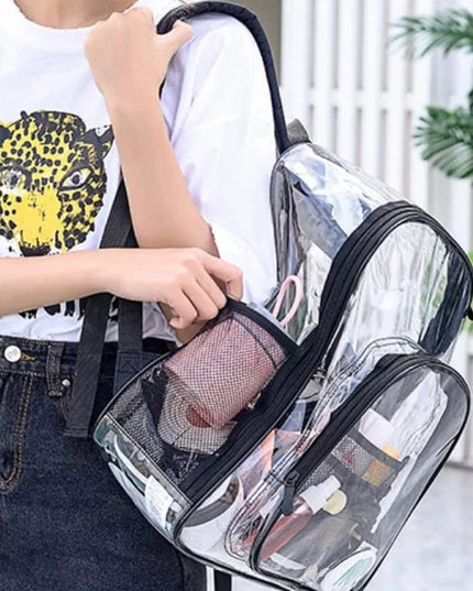 Transparenter Schulrucksack Wasserdicht