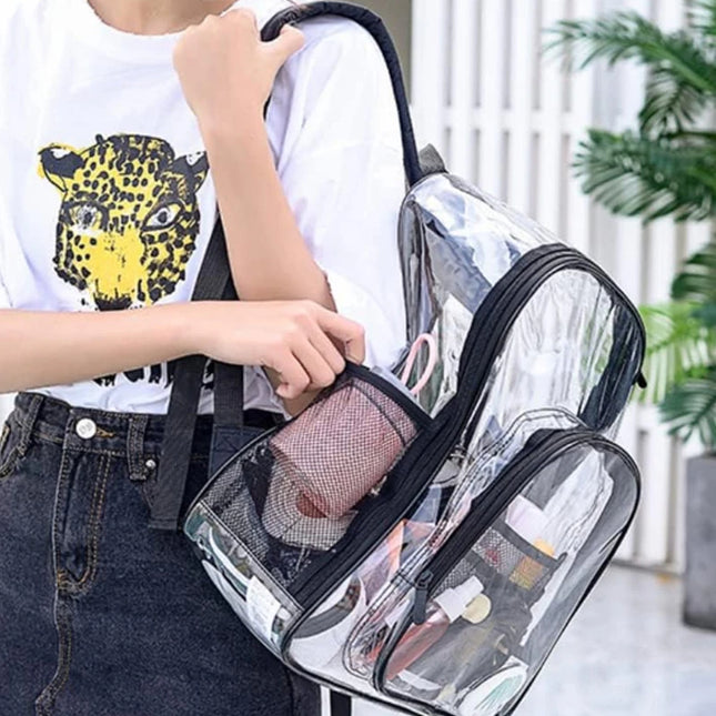 Transparenter Schulrucksack Wasserdicht