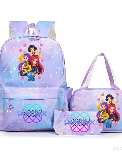 Schulrucksack KPop Motiv 20-35L Rot