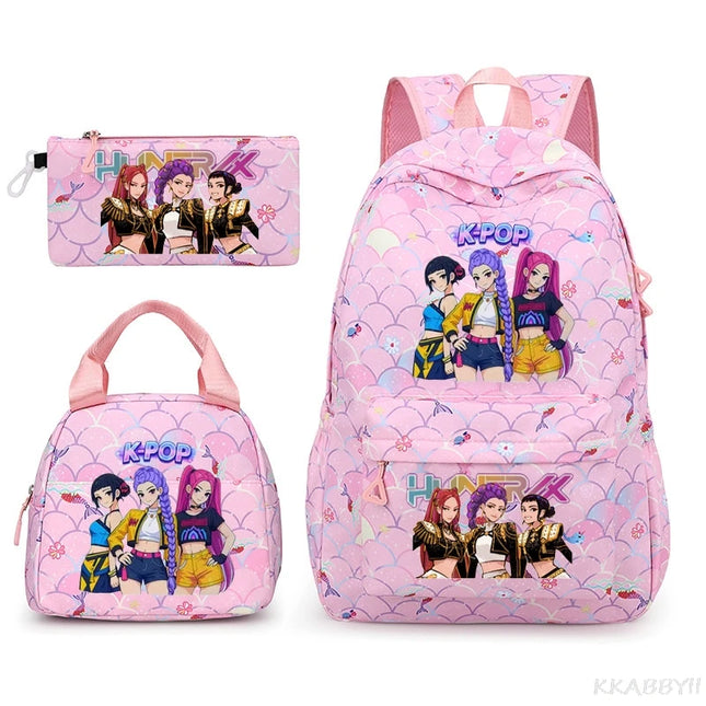 Schulrucksack mit Lunch Bag Set