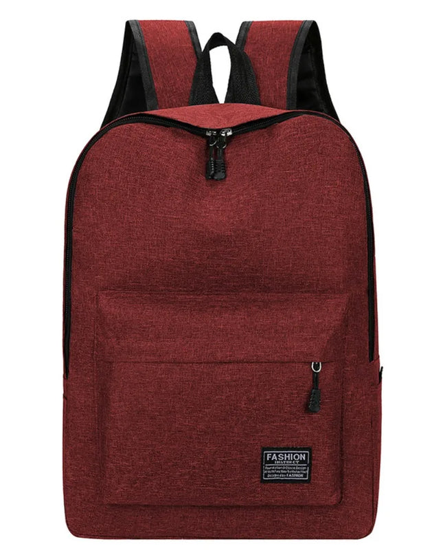 Uni Rucksack minimalistisch Rot