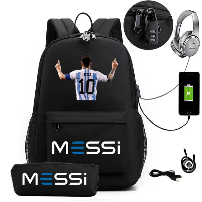 Schulrucksack für Teens mit USB-Anschluss