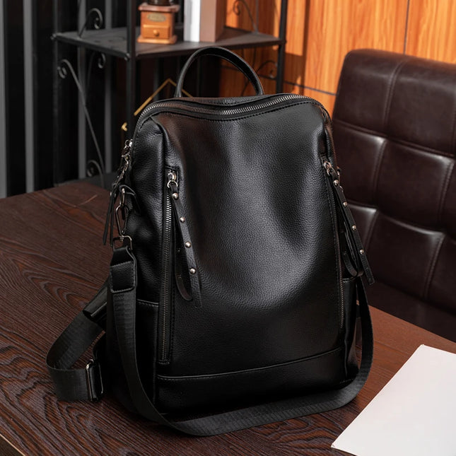 Rucksack Damen Uni & Arbeit Schwarz
