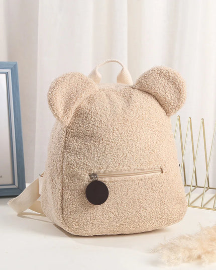 Schulrucksack Bär Plüsch Beige Unter 20L