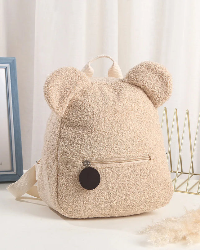 Schulrucksack Bär Plüsch Beige Unter 20L