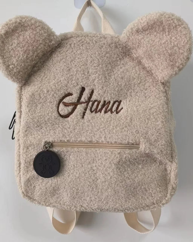 Schulrucksack Bär Plüsch Schwarz Unter 20L
