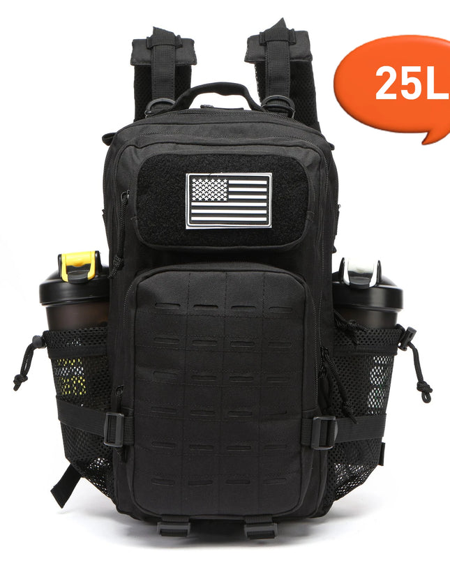 Laptop Rucksack 25L für Uni & Arbeit Schwarz
