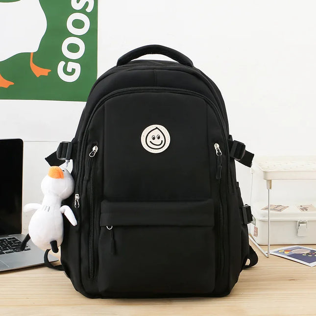 Uni Rucksack Nylon 36-55L Schwarz