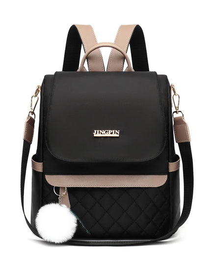 Damen Rucksack fuer Uni & Alltag Schwarz