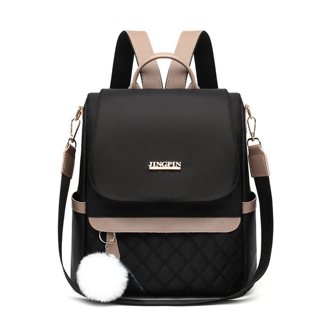 Damen Rucksack fuer Uni & Alltag Schwarz