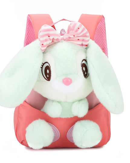 Kinder Schulrucksack Hase Rot
