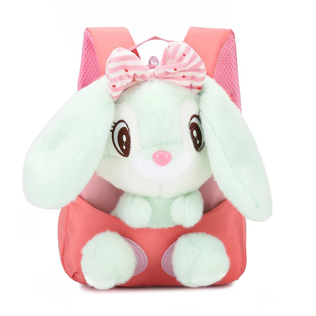 Kinder Schulrucksack Hase Rot