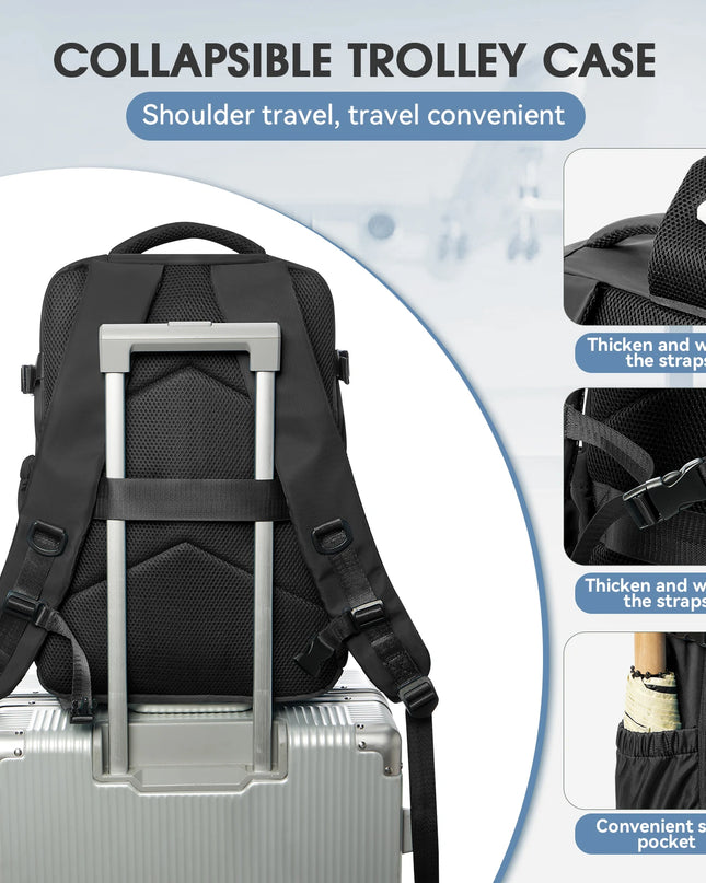 Laptop Rucksack erweiterbar 20-35L Business