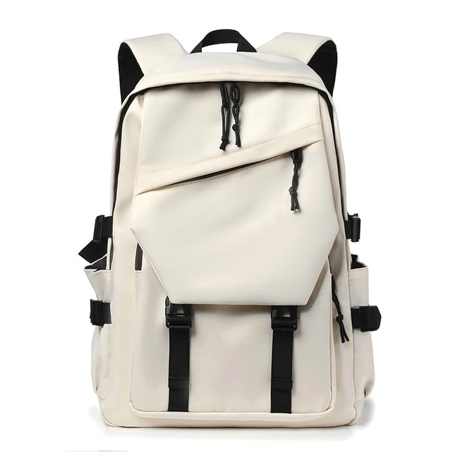 Uni Rucksack schlicht 15 Zoll Weiß