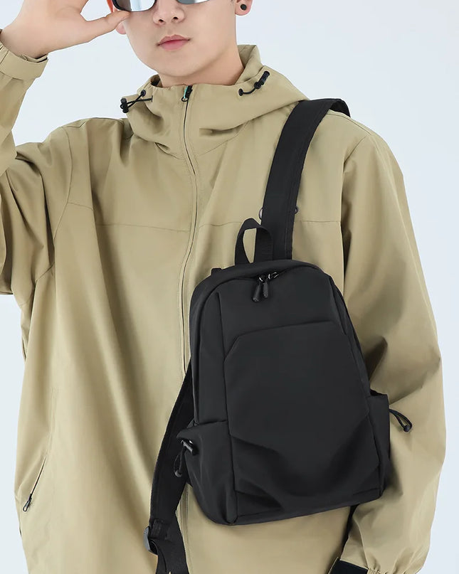 Mini Schulrucksack Herren Schwarz/Blau