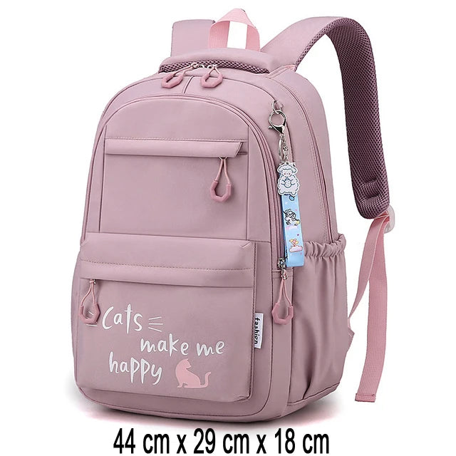 Schulrucksack Teenager Mädchen Pink