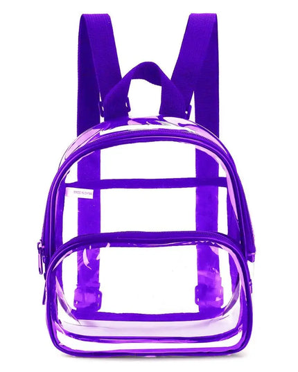 Transparenter Schulrucksack Lila unter 20L