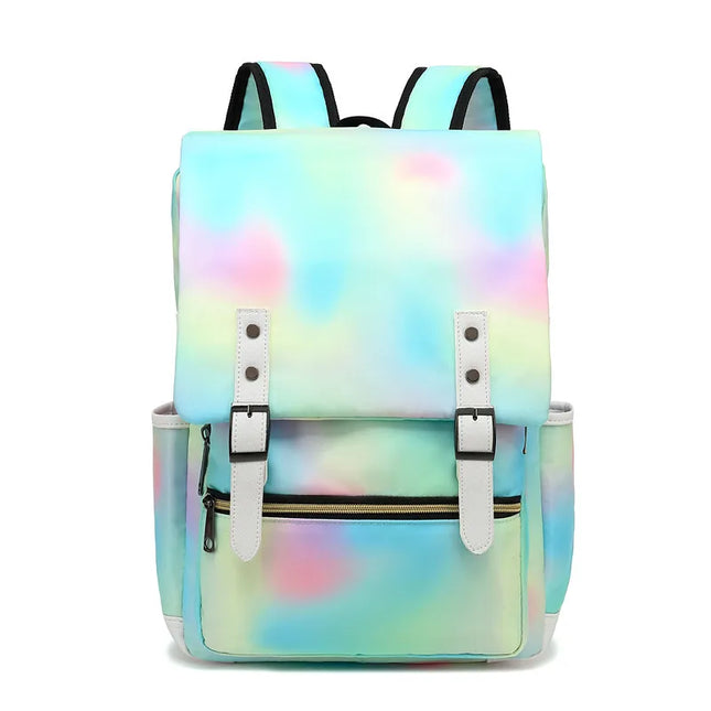 Vintage Laptop Rucksack 16 Zoll Canvas Weiß