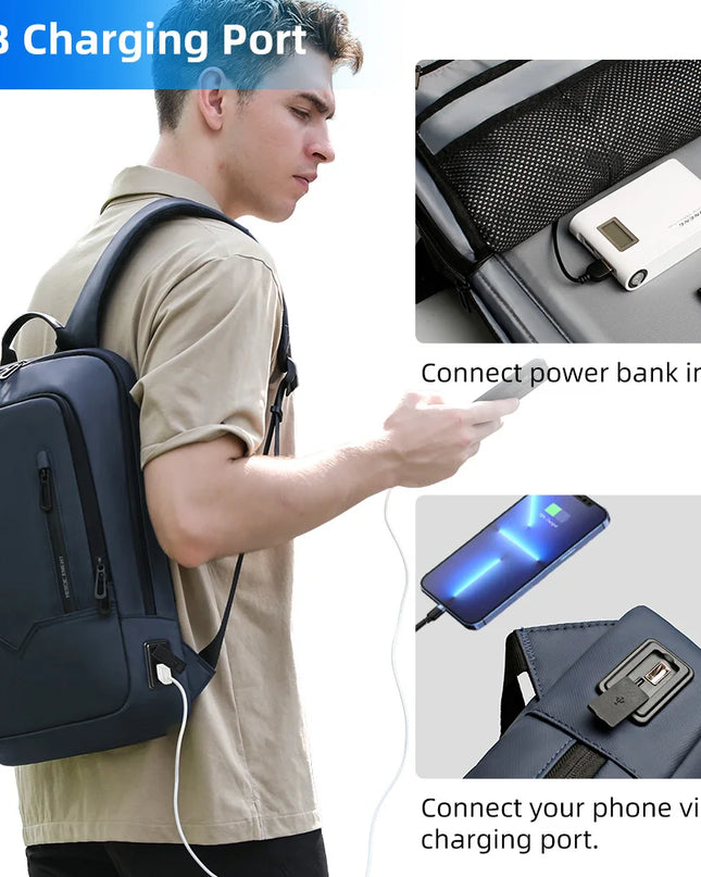 Laptop Rucksack 15,6 Zoll mit USB-Anschluss