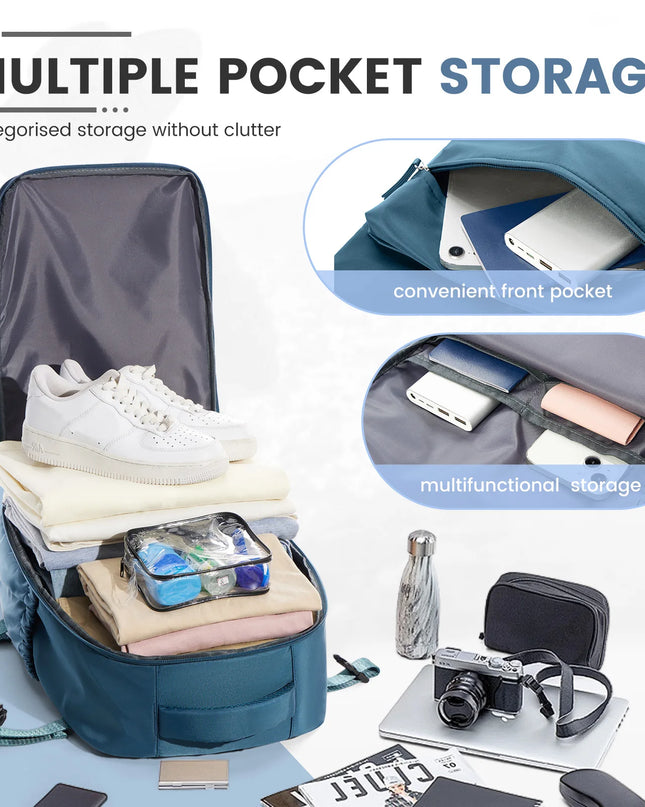 Leichter Laptop Rucksack Grün 20-35L