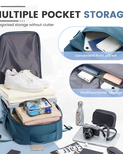 Laptop Rucksack für Reisen Blau