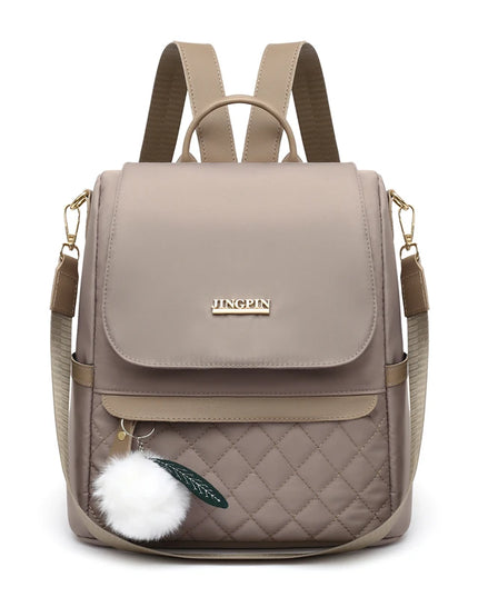 Damen Rucksack fuer Uni & Alltag Khaki