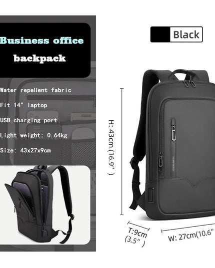 Laptop Rucksack 15,6 Zoll mit USB-Anschluss