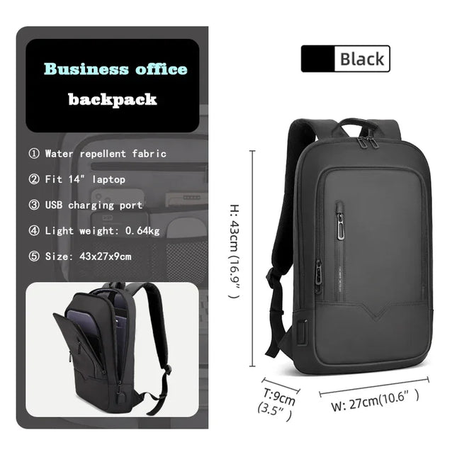 Laptop Rucksack 15,6 Zoll mit USB-Anschluss