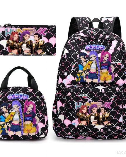 Schulrucksack Set mit Lunch Bag