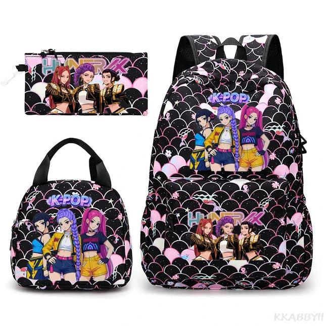 Schulrucksack Set mit Lunch Bag