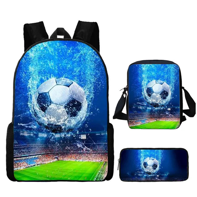 Schulrucksack Fußball Design fxbb-02
