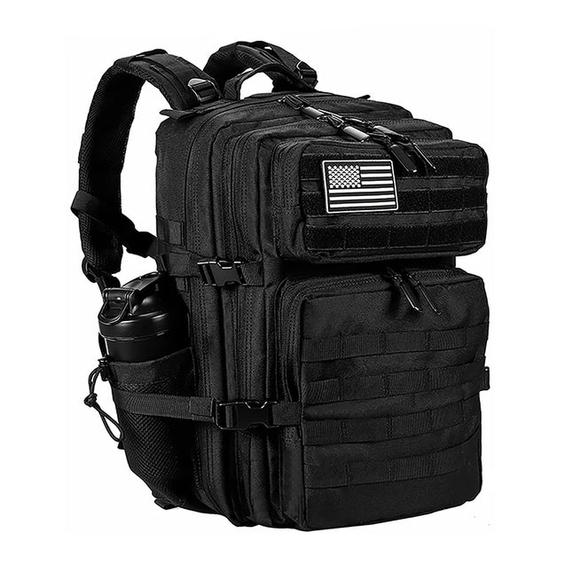 Rucksack 45L Schwarz – Wasserdicht