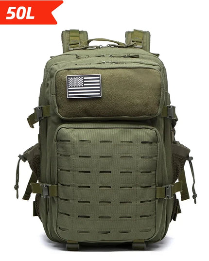 Rucksack Arbeit 50L Grün mit Laptopfach