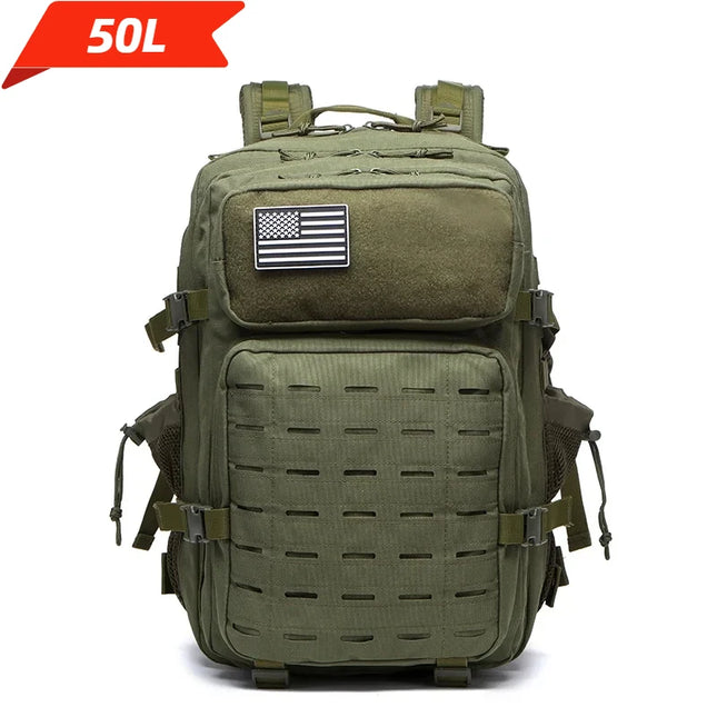 Rucksack Arbeit 50L Grün mit Laptopfach