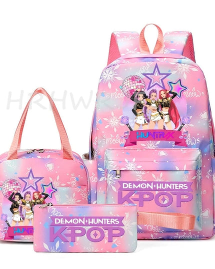 Schulrucksack Set KPop Design – Below 20L