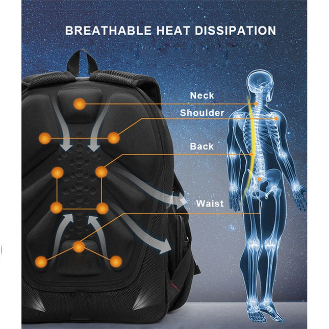 Laptop Rucksack 17 Zoll mit Anti-Diebstahl