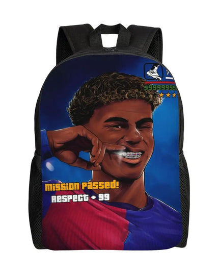Schulrucksack fuer Kinder mit Sports-Motiv