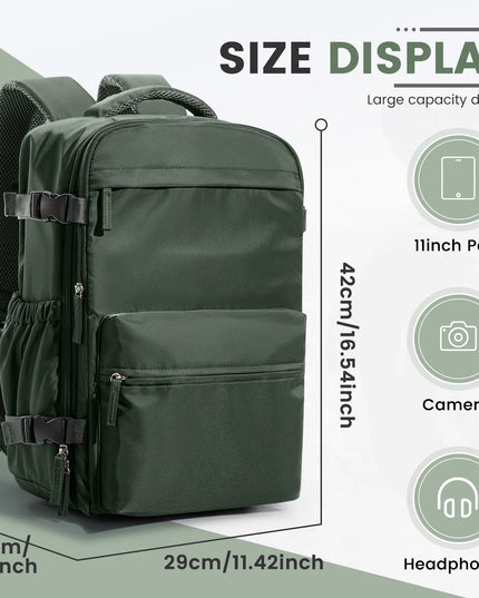 Leichter Laptop Rucksack Grün 20-35L