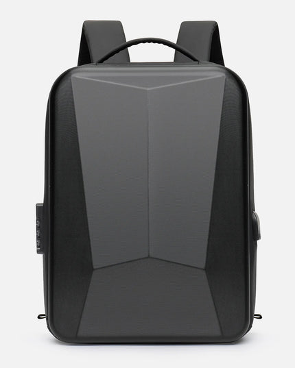 Business Rucksack erweiterbar Schwarz