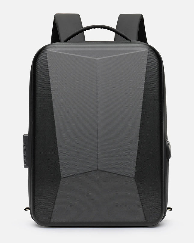 Business Rucksack erweiterbar Schwarz