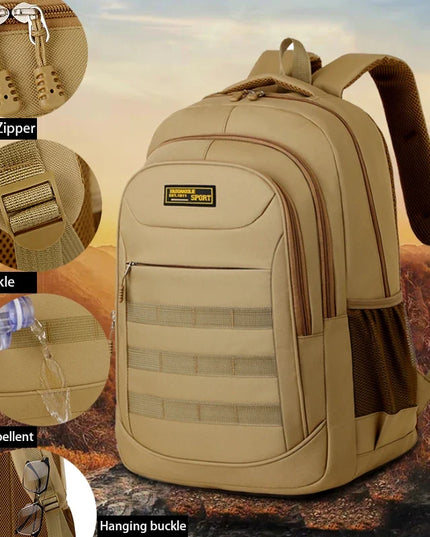 Laptop Rucksack Khaki für Uni & Arbeit