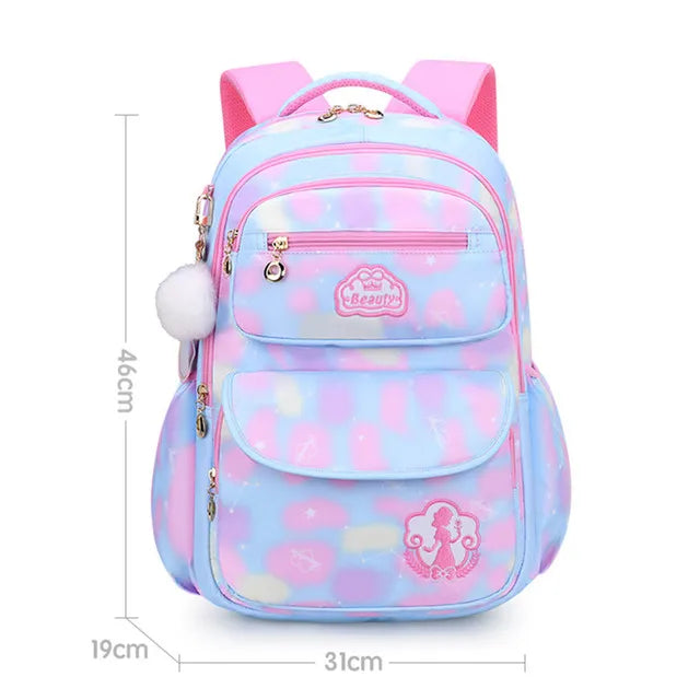 Schulrucksack fuer Maedchen Blau