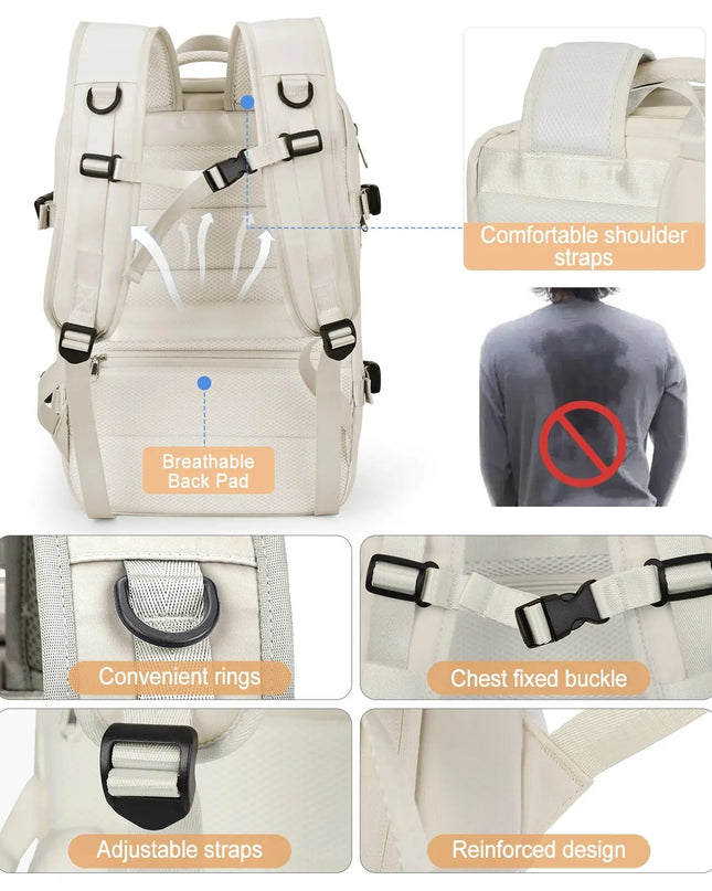 Laptop Rucksack mit USB-Port 40L